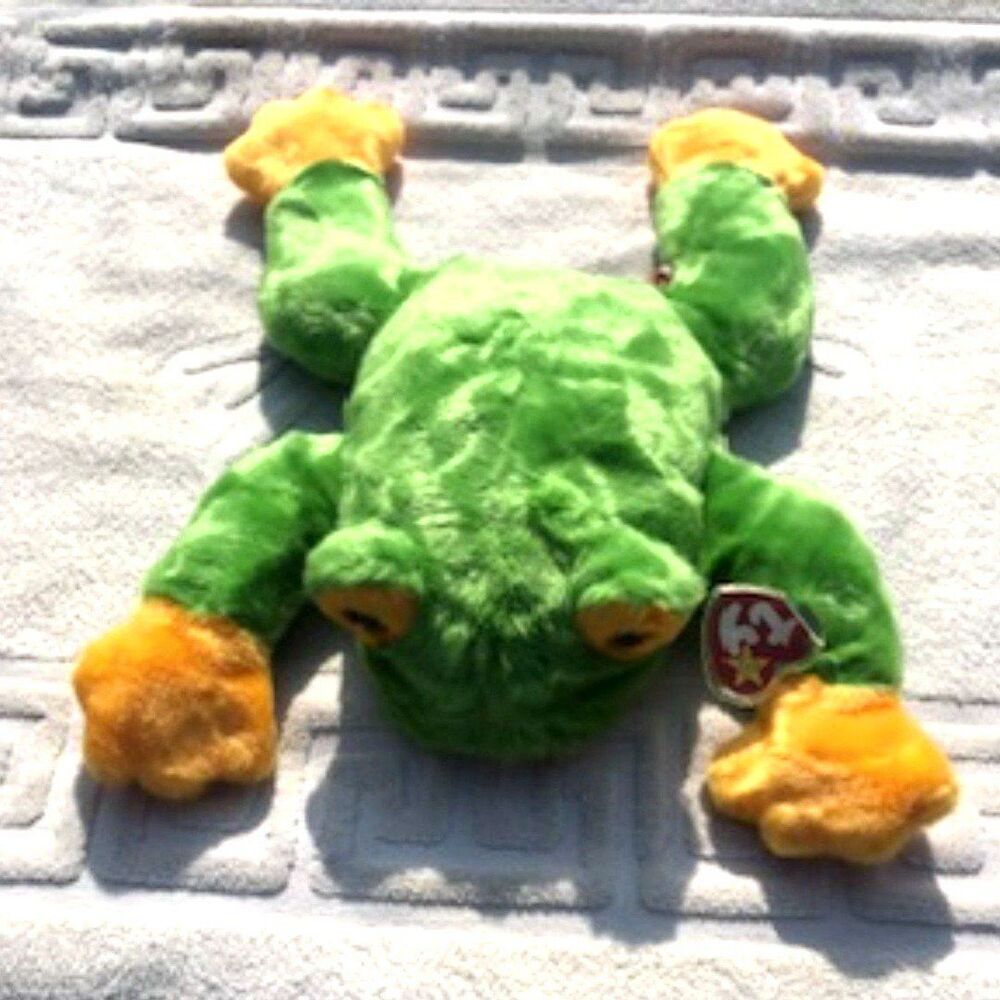 "Smoochy The Frog" . 1997 . Ty Beanie Buddies